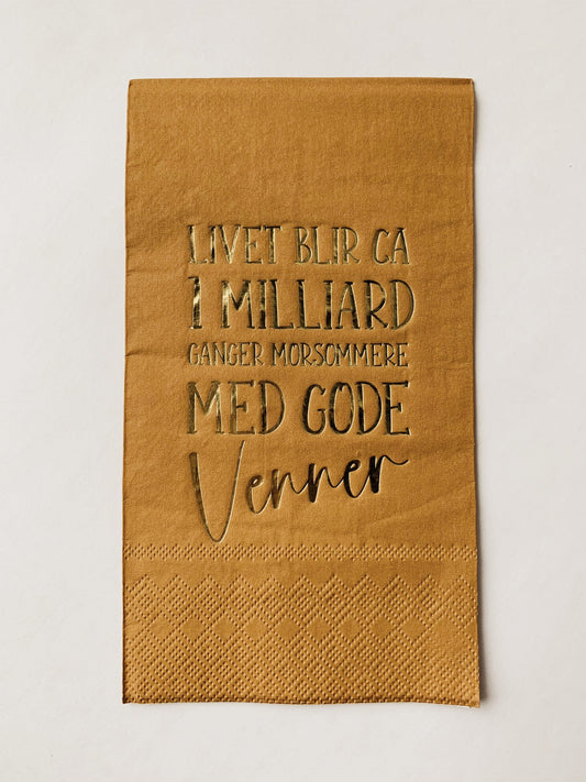 Buffet serviett livet blir 1 mill ganger Trend Design