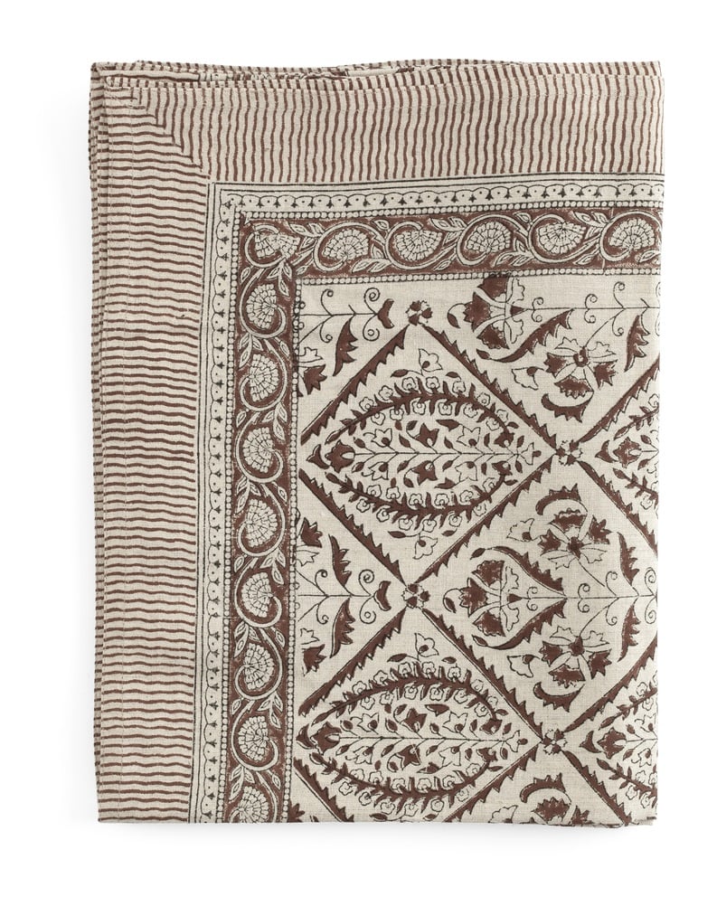 Duk lin Jaipur brun - 170x270cm Chamois kommer inn september