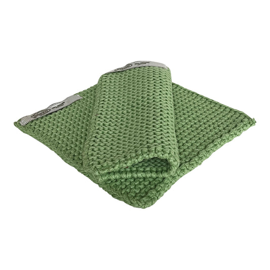 Grytelapper 2 stk støvet grønn Solwang Design