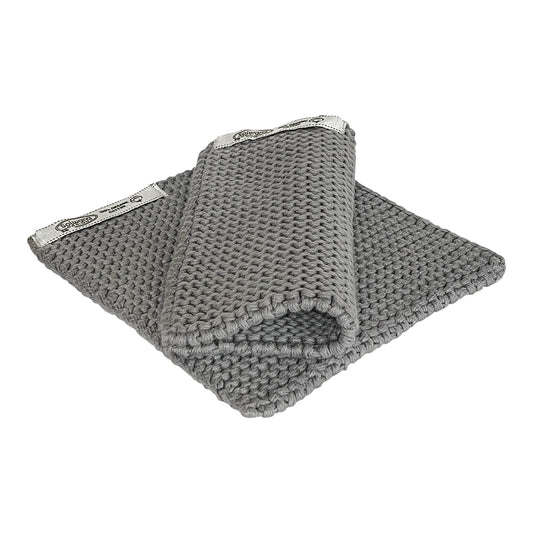 Grytelapper 2 stk stålgrå lys Solwang Design