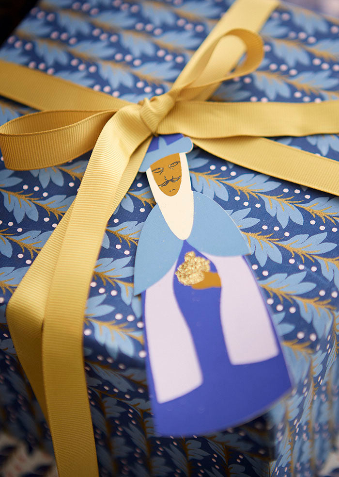 Jul Tre vise menn 3 pk papir pynt Bungalow