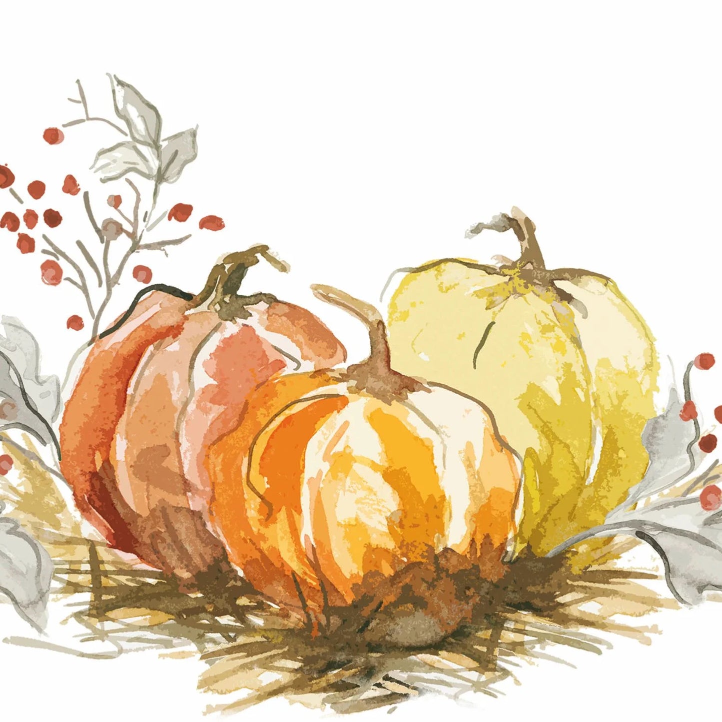 Serviett lunsj grønnsaker gresskar Painted Pumpkin IHR