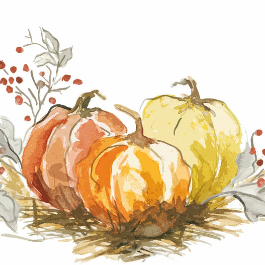 Serviett lunsj grønnsaker gresskar Painted Pumpkin IHR