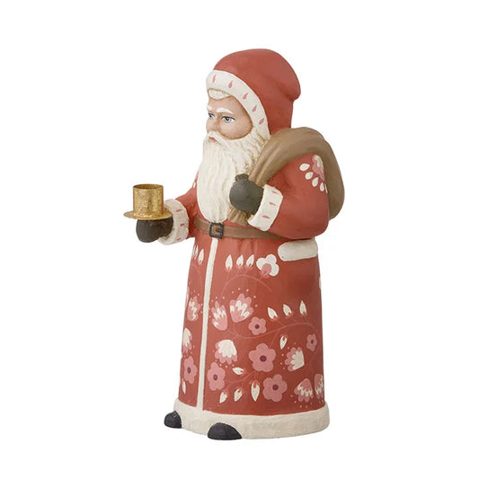 Jul Lysestake nisse Santa 18cm Marigold Red Bungalow