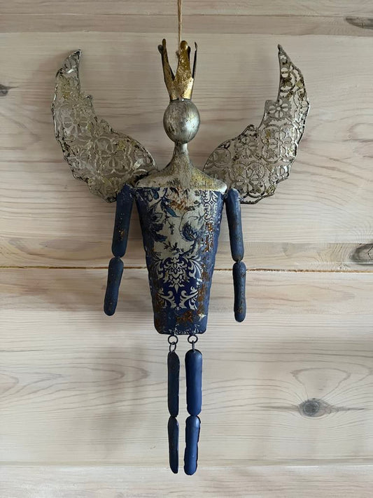 Engel blå metall Filipiniana