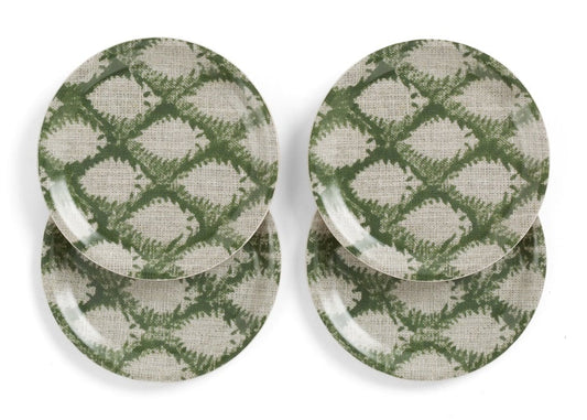 Glassbrikke Brikke singel grønn cypress Chamois