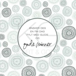 Kort m konvolutt gode ønsker