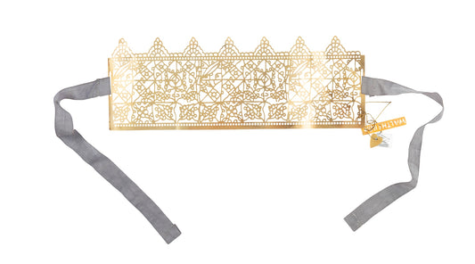 Messing pynt til glass Walther og Co