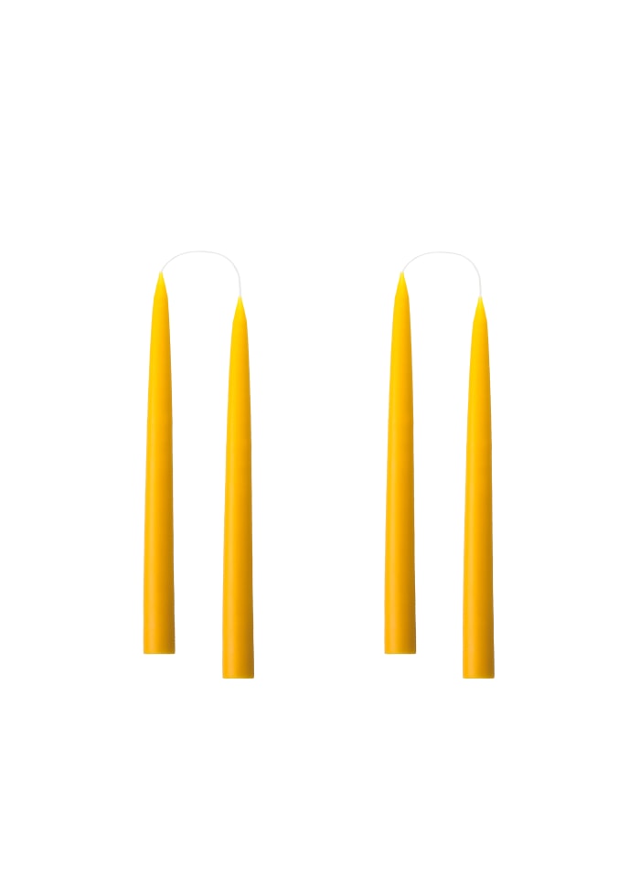 Juletrelys gule mørkegule Kunstindustrien