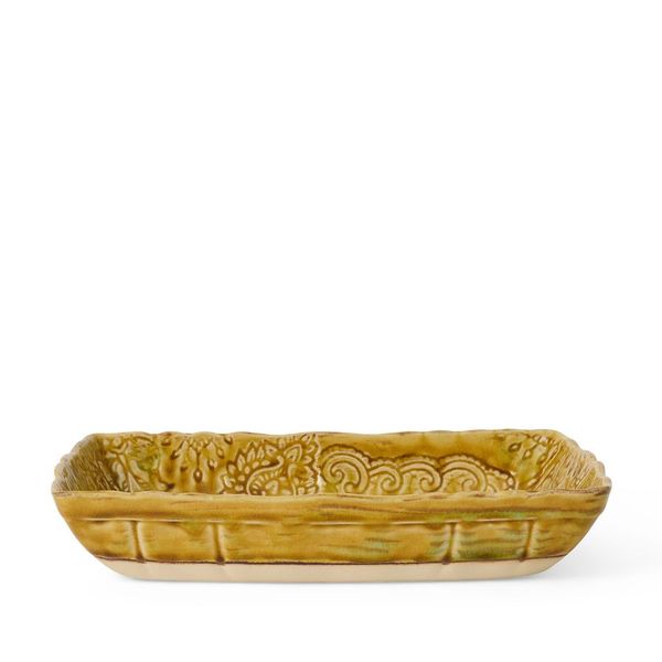Ildfast form liten ananas pineapple oker gul Sthål