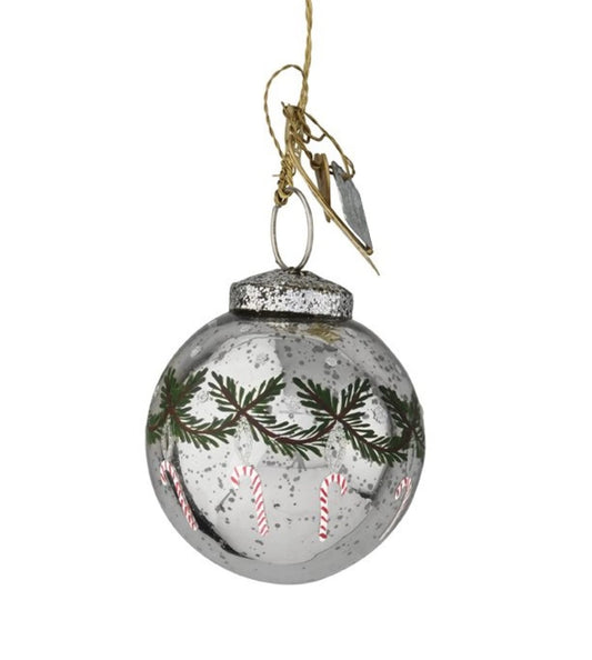 Julekule sølv 7 cm Walther og Co