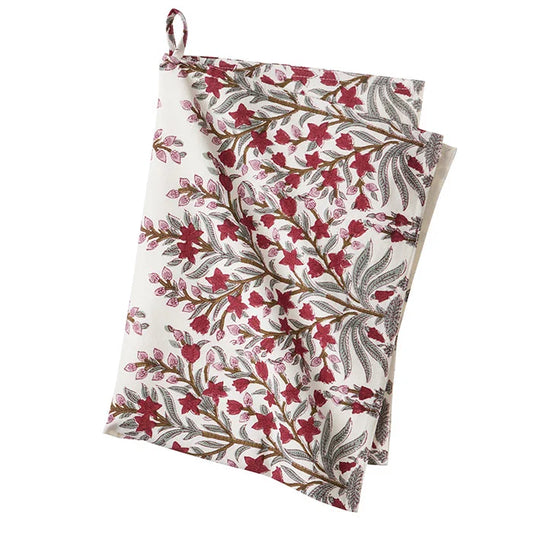Kjøkkenhåndkle Jasmine scarlet Bungalow