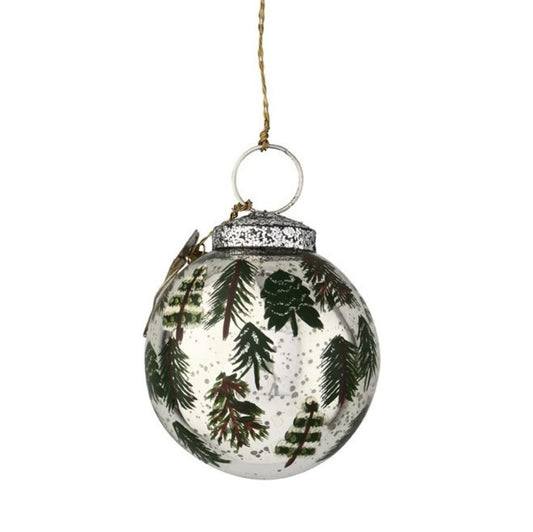 Julekule sølv 7 cm Walther og Co