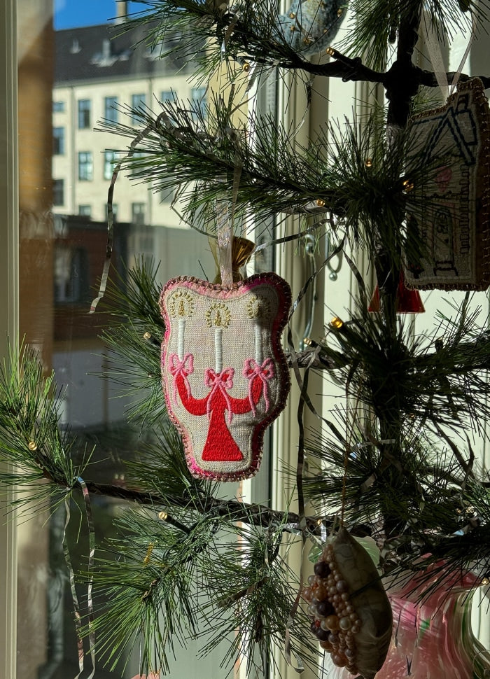 Julepynt m lysestake Sissel Edelbo