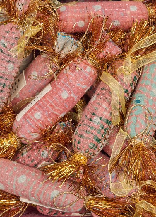 Toffee no 01 Vintage Kantha Lady Spot Sissel Edelbo