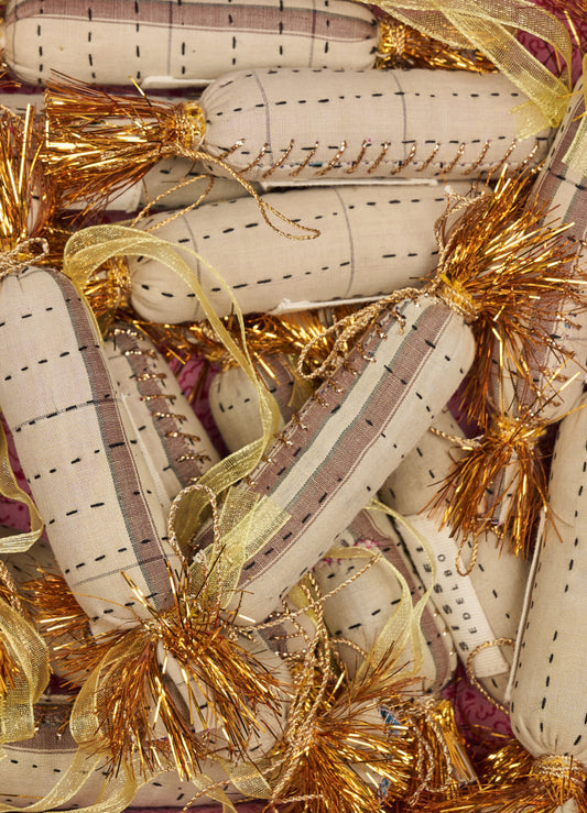 Toffee no 07 Vintage Kantha Hot Blanket Sissel Edelbo