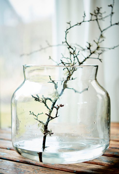 Vase glass bolle Astra small 18 cm Affari