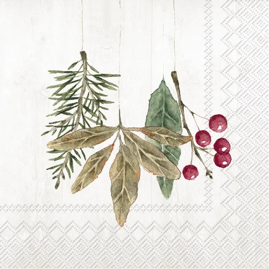 Serviett kaffe Winter cherish cream IHR