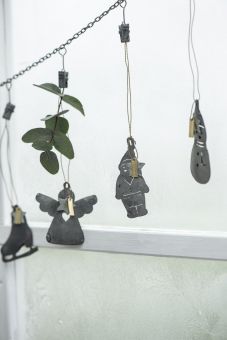 Kjede m klyper sinkfarget Ib Laursen