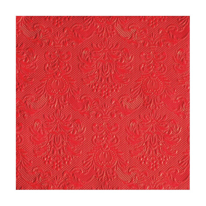 Serviett lunsj rød Elegance Ambiente