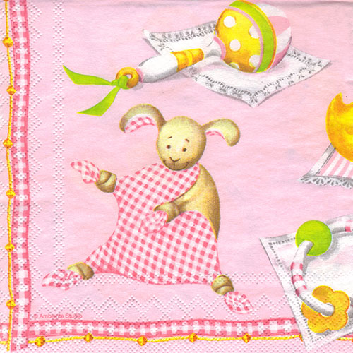 Serviett kaffe Baby girl Ambiente