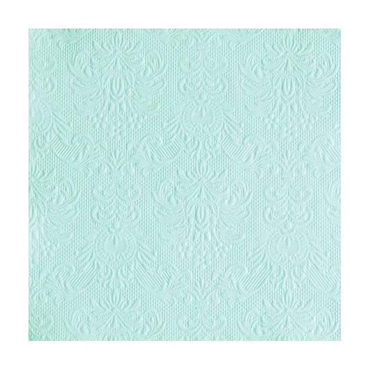 Serviett lunsj ensfarget aqua mint Elegance Ambiente