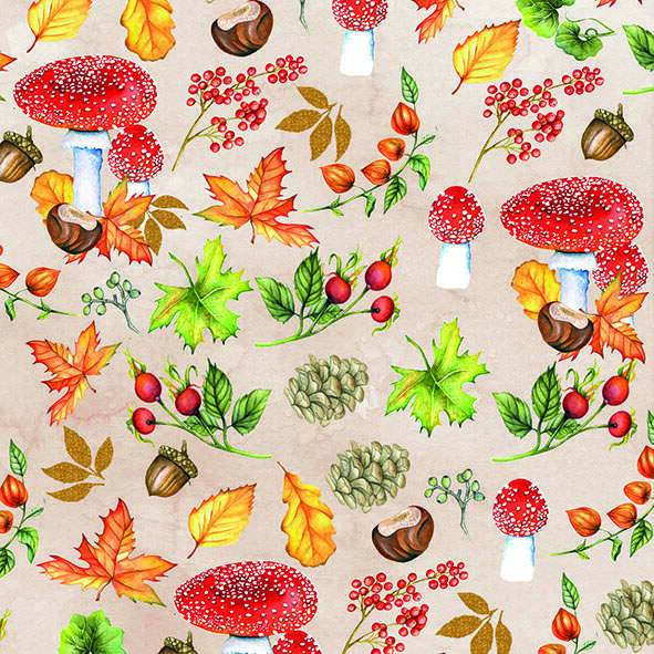 Serviett lunsj Autumn pattern Ambiente