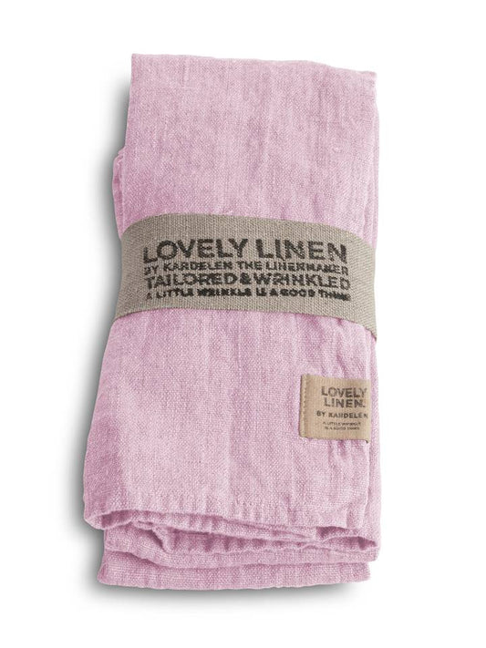 Linserviett dusty pink Lovely linen
