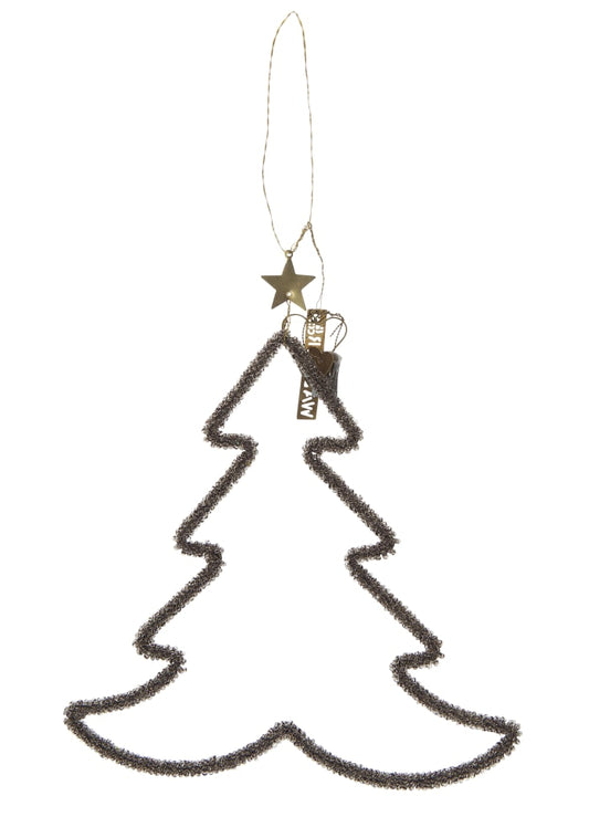 Juletre perler 17 cm Walther & Co