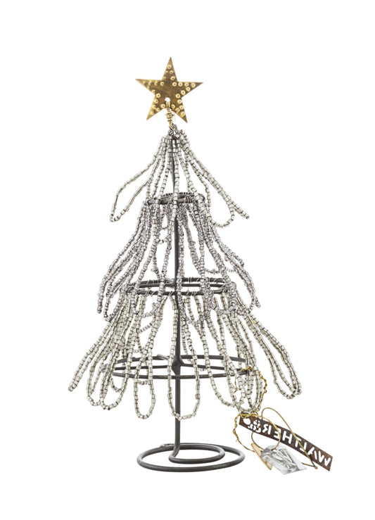 Juletre perler 16 cm Walther & Co