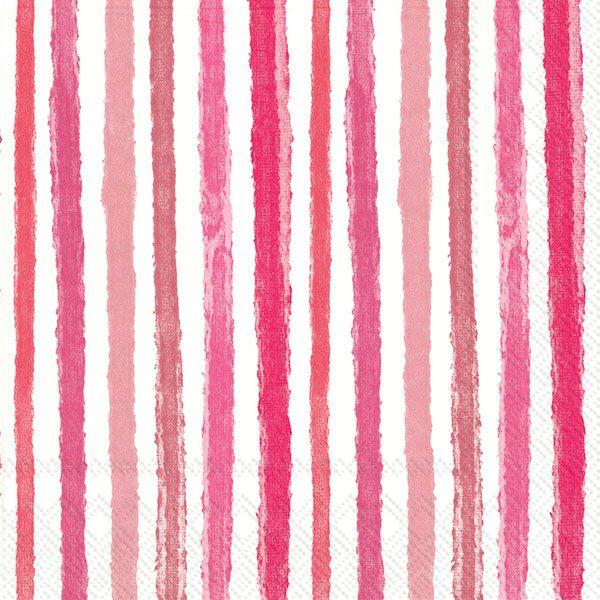 Serviett lunsj striper colourful stripes IHR