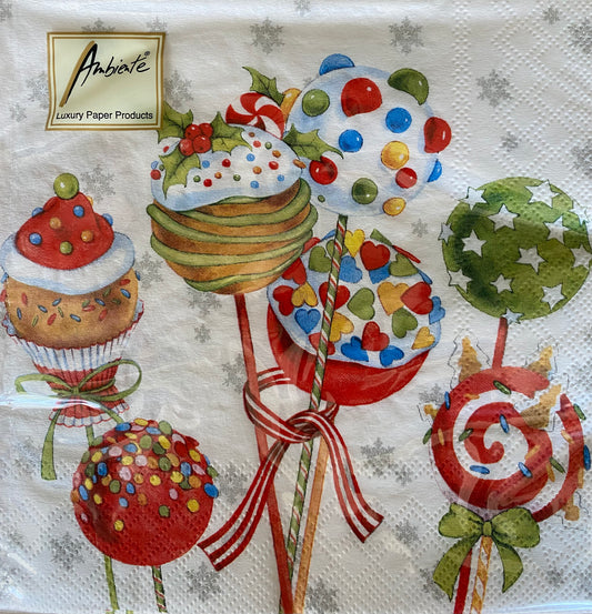 Serviett lunsj cupcakes Ambiente