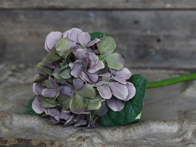 Hortensia kvist lilla kunstig Chic Antique