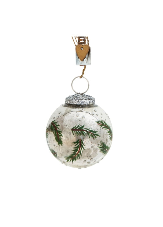 Julekule sølv 7 cm Walter & Co