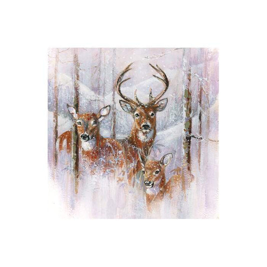 Serviett kaffe Wilderness stag Ambiente