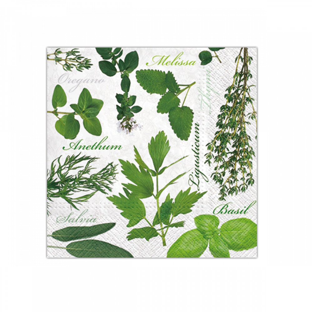Serviett lunsj urter Duni