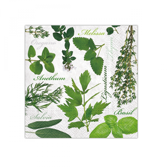 Serviett lunsj urter Duni