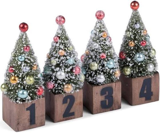 Advent 1234 små trær fra Medusa Copenhagen