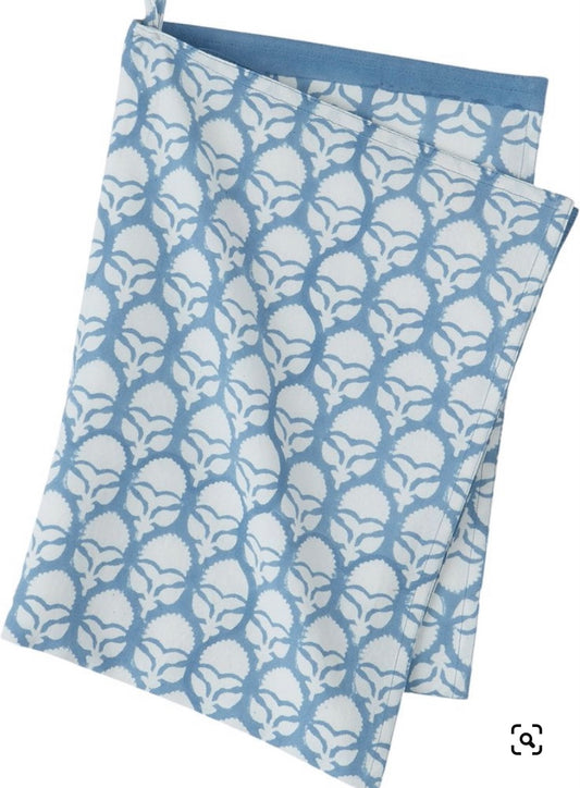 Kjøkkenhåndkle Boxwood Sky blue Bungalow