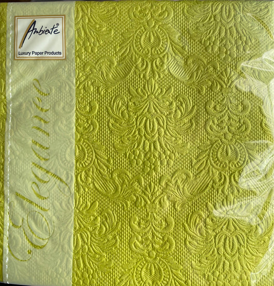 Serviett middag sommer grønn Elegance Ambiente