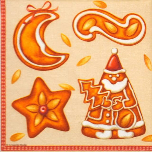 Serviett kaffe Almond gingerbread IHR