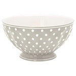 Bolle hvite prikker grå XL Greengate