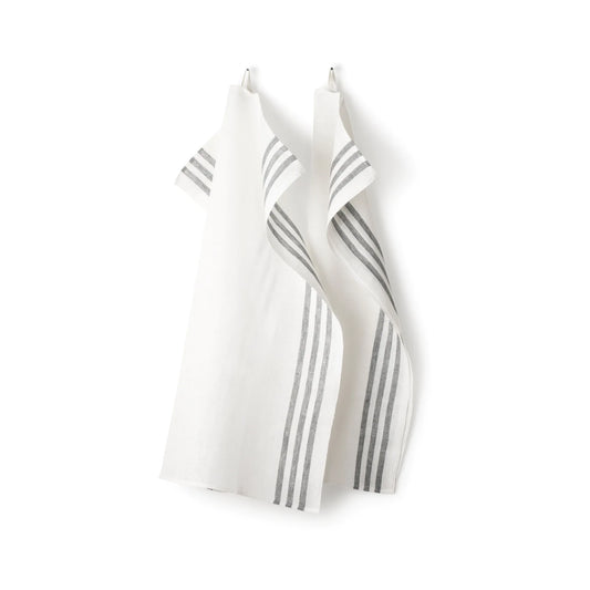 Kjøkkenhåndkle diagonale striper betong Axling