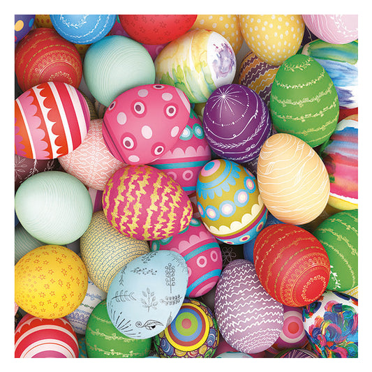 Serviett lunsj colourful eggs Ambiente
