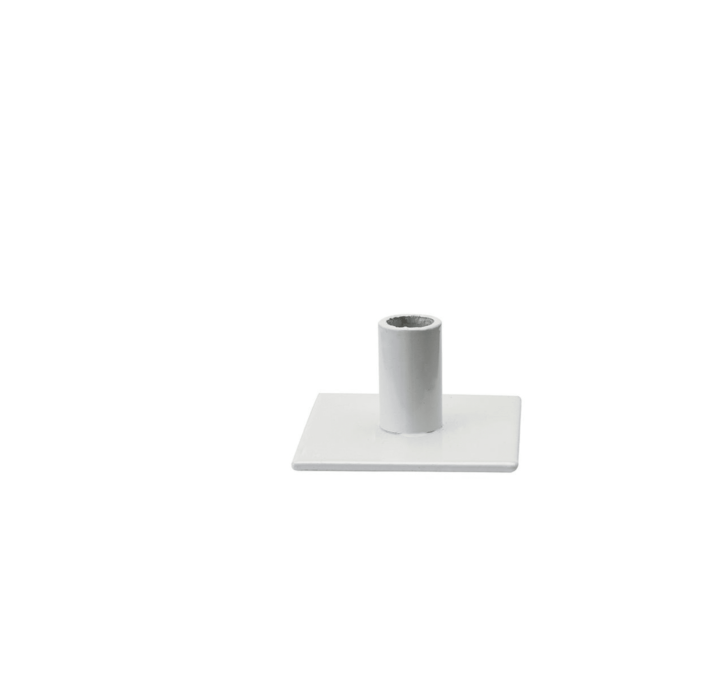 Lysestake kvadrat hvit the square Kunstindustrien