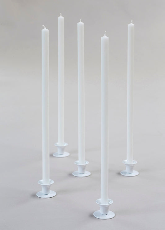 Juletrelys hvite italienske 30 cm Kunstindustrien