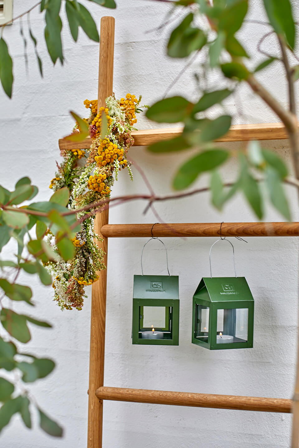 Lykt 12 cm grønn A2 living