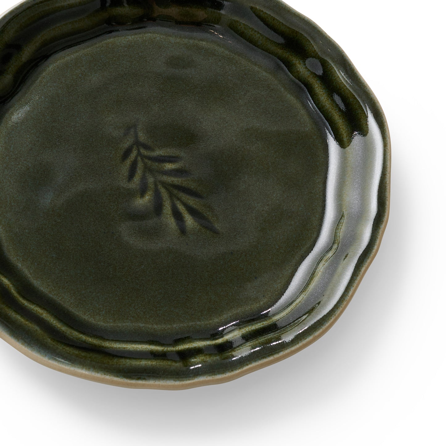Tallerken 16 cm Amuse bouche Shadow mosegrønn Sthål