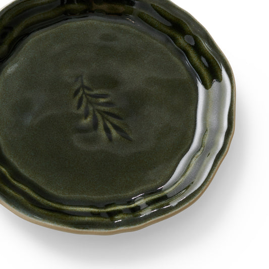 Tallerken 16 cm Amuse bouche Shadow mosegrønn Sthål
