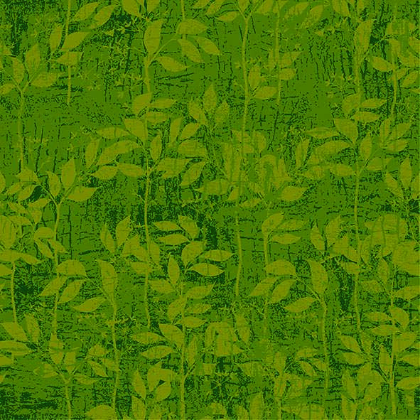 Serviett lunsj mosegrønn Leaves Pattern Green  Ambiente